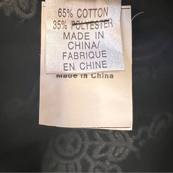 Floral Embroidered Black & White Sleeveless Dress. Size Small. - Picture 11 of 12